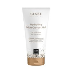 GESKE Hydrating MicroCurrent Gel with Glycerin Gentle Care Water-Based Contact Gel Vegan Formula Cruelty-Free