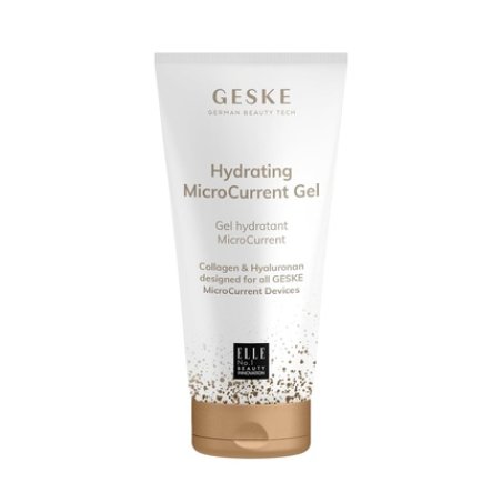 GESKE Hydrating MicroCurrent Gel with Glycerin Gentle Care Water-Based Contact Gel Vegan Formula Cruelty-Free