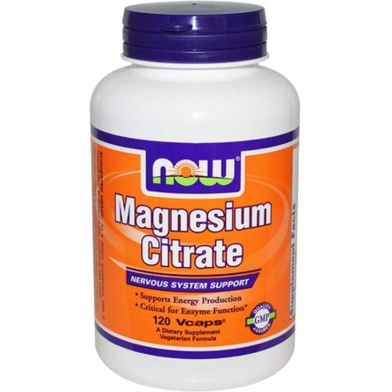 Now Foods Magnesium Citrate 200mg 100 Tablets