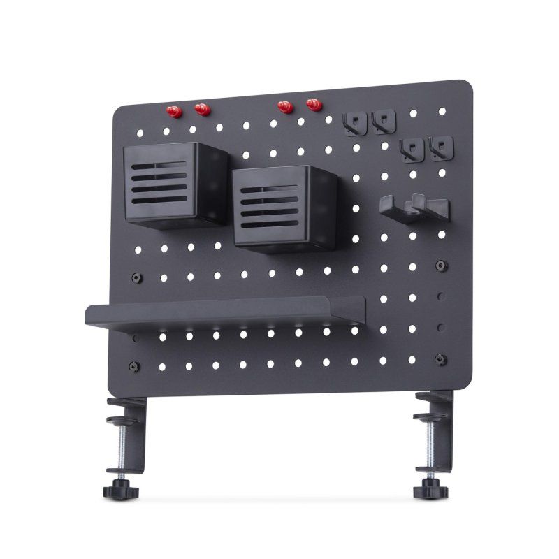 Clamp-On Pegboard Desktop Organizer