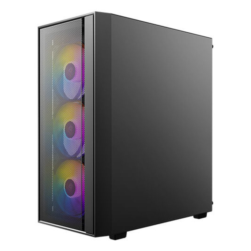 Boitier Moyen Tour ATX Antec AX65 RGB avec panneau vitré (Noir)