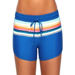 Boombee-Cl Women's Two Piece Swimsuit Quick Dry Swimming Trunks For
