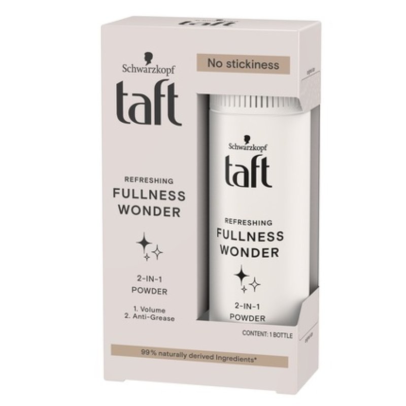 Taft Fullness Wonder 2-In-1 Hair Powder For Volume And Refreshment 10g