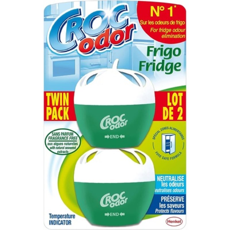 Croc Odor Refrigerator Odor Remover 1 White - Pack of 2
