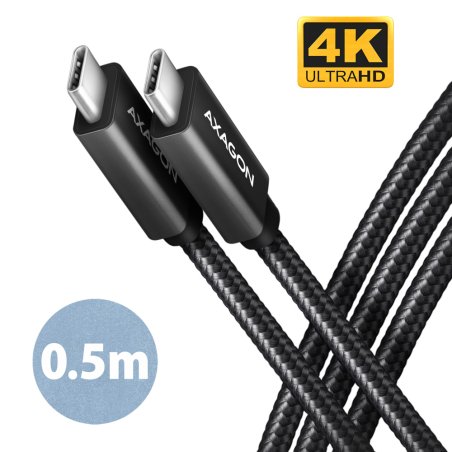 Axagon BUCM32-CM05AB USB cable USB 3.2 Gen 2x2 0.5 m USB C Black