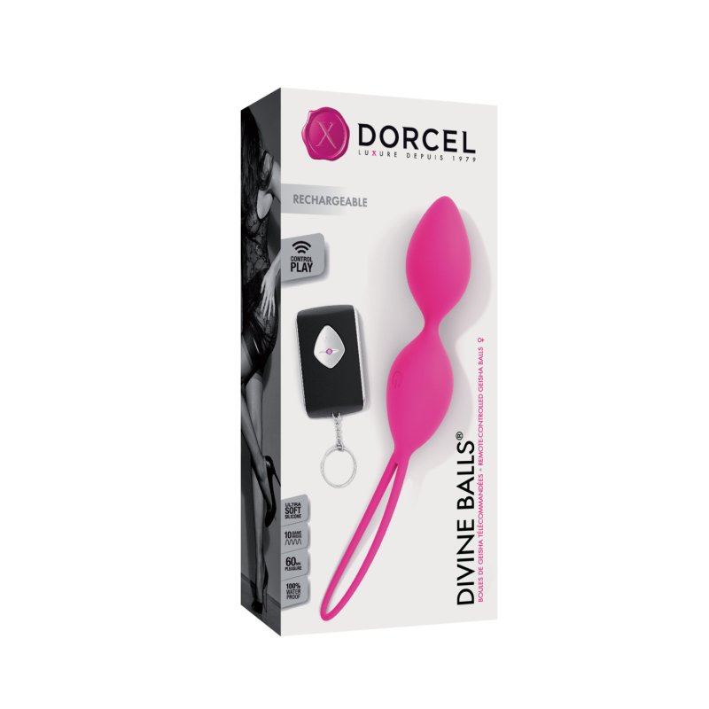 Marc Dorcel Divine Balls Vibrating Geisha Balls Pink