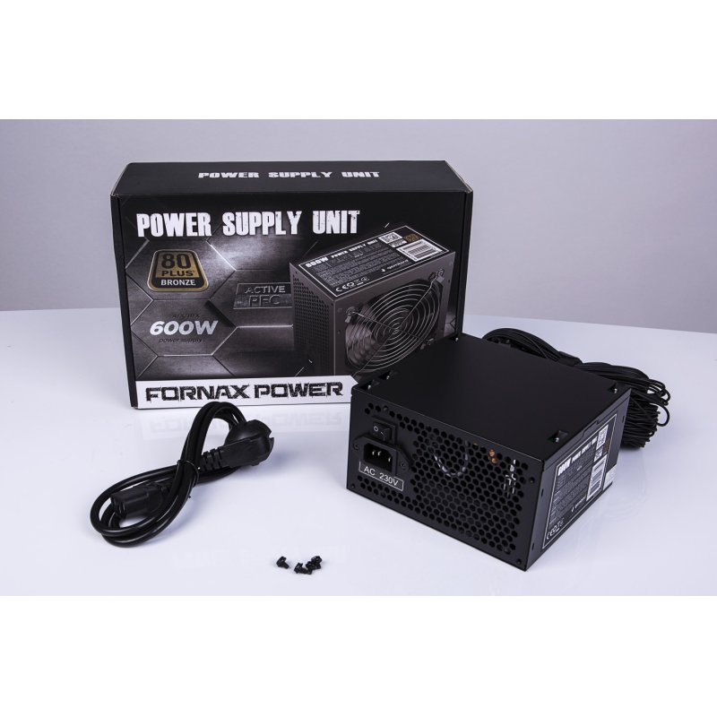 Gembird CCC-PSU80P-BBP-600 unité d'alimentation d'énergie 600 W 24-pin ATX ATX Noir