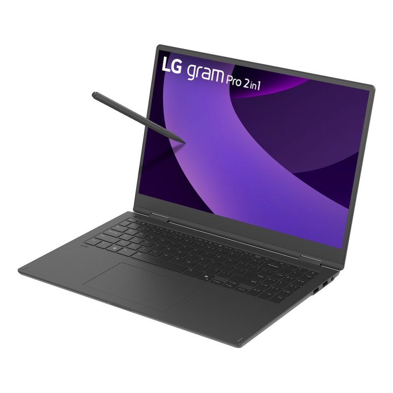 LG Gram Pro 16TB90TP Intel Core Ultra 7 255H Hybrid (2-in-1) 40.6 cm (16") Touchscreen WQXGA 16 GB LPDDR5x-SDRAM 1 TB