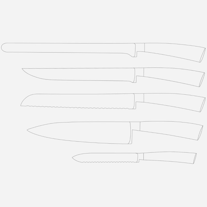 Berkel ELEGANCE Stainless steel 5 pc(s)