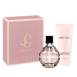 Jimmy Choo Eau De Parfum Natural Spray 60ml Body Lotion 100ml Gift Set