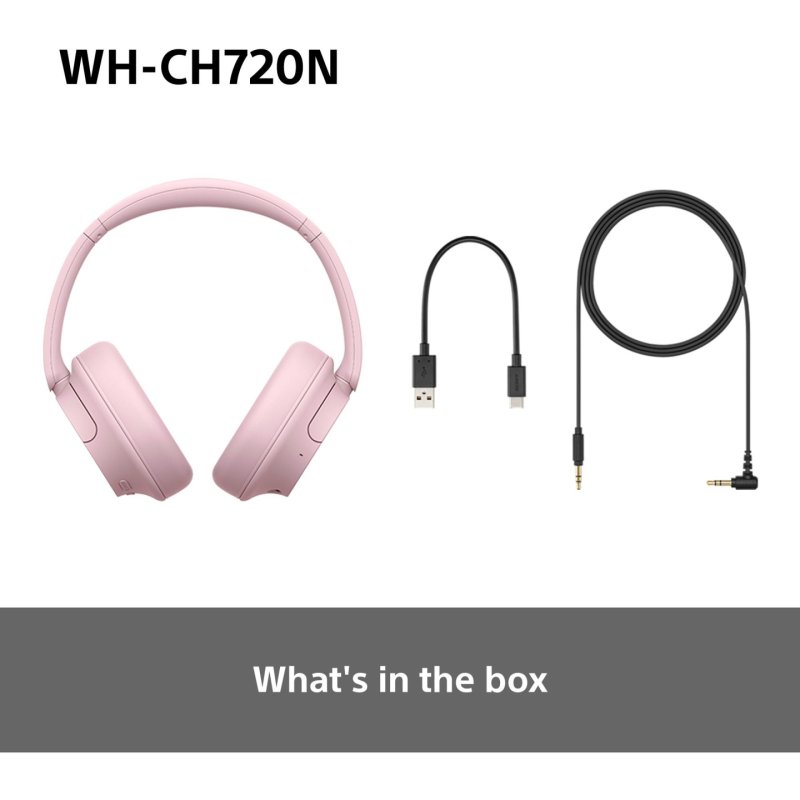 Sony WHCH720NP.CE7 écouteur/casque Avec fil &sans fil Arceau Appels/Musique USB Type-C Bluetooth Bleu