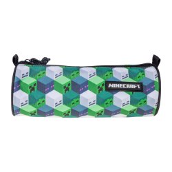 Stor - Minecraft Round Pencil Case - 22 x 7 cm