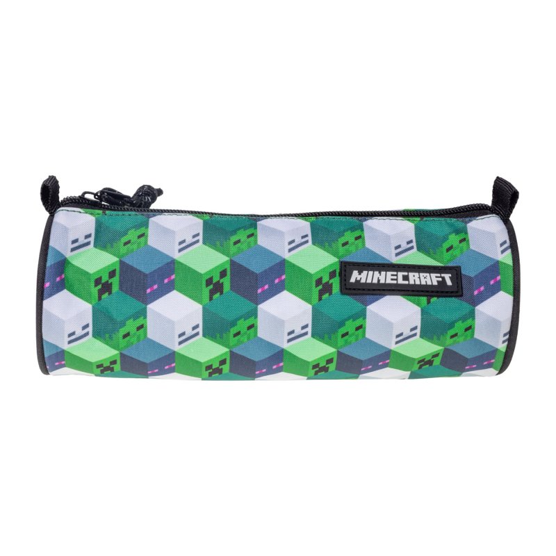 Stor - Minecraft Round Pencil Case - 22 x 7 cm