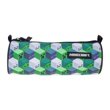Stor - Minecraft Round Pencil Case - 22 x 7 cm