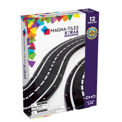 MAGNA-TILES - XTRAS Roads 12 Piece Set (90235B)