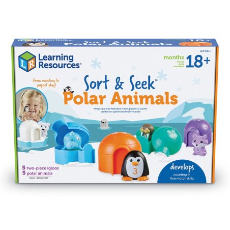 Learning Resources - Sort & Seek Polar Animals (LSP6811-SCA)