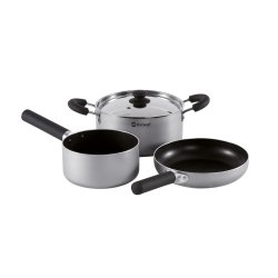 Outwell - Feast Ceramic Set - Black & Grey - M