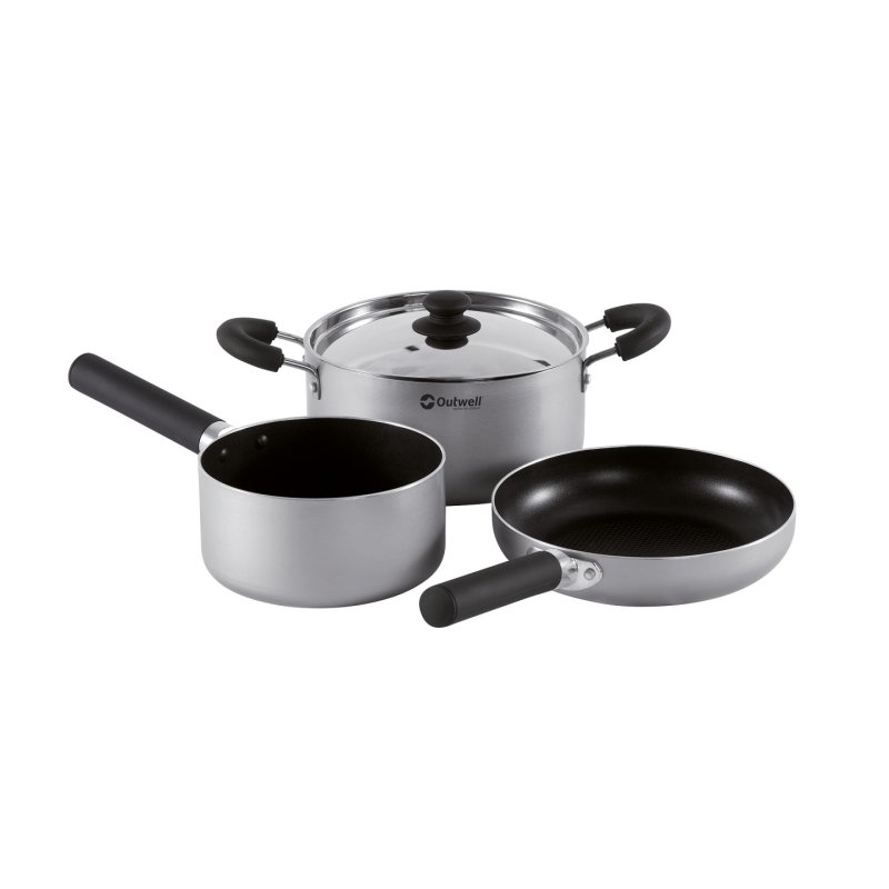 Outwell - Feast Ceramic Set - Black & Grey - M