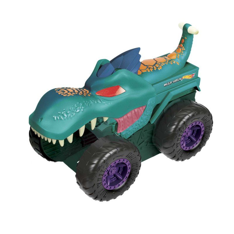 Hot Wheels Monster Trucks Car Chompin’ Mega Wrex Vehicle, For Ages 3 Years & Up