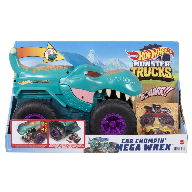 Hot Wheels - Monster Trucks Car Chompin' Mega Wrex (GYL13)
