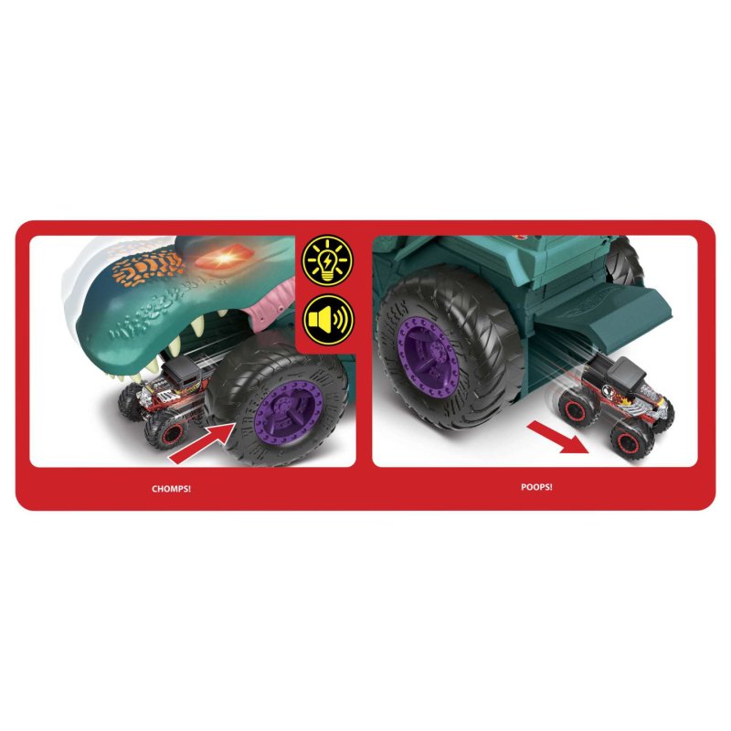 Hot Wheels - Monster Trucks Car Chompin' Mega Wrex (GYL13)
