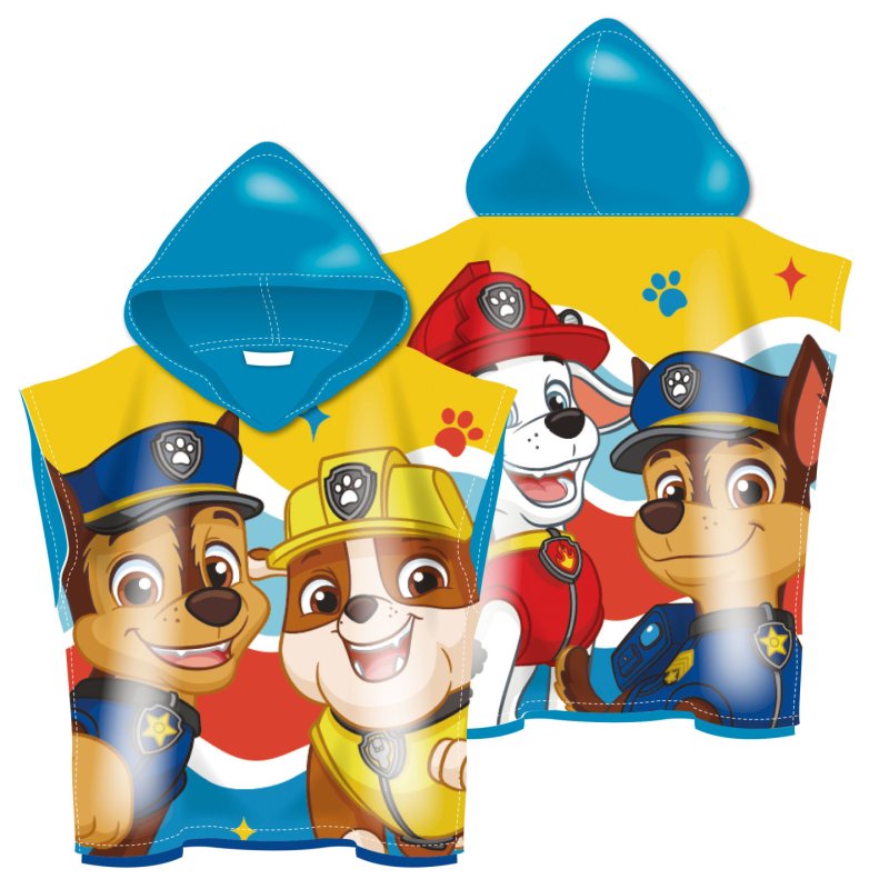 Paw Patrol - microfiber poncho - 50 x 100 cm (PW16855)