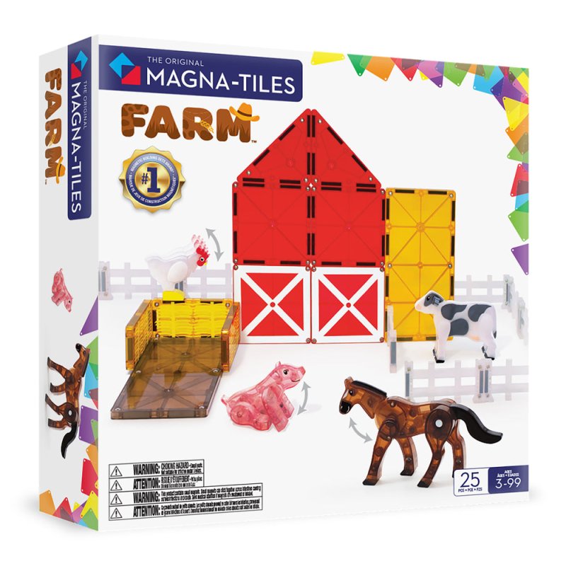 MAGNA-TILES - Farm 25 Piece Set (90223)