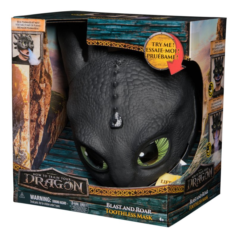 How to train your dragon Dreamworks Dragons , masque électronique Toothless Blast & Roar, déguisements pour garçons