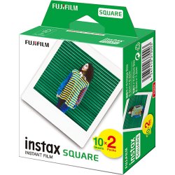FUJIFILM Instant-Farbfilm Instax Square, 2 Kassetten, 16921634