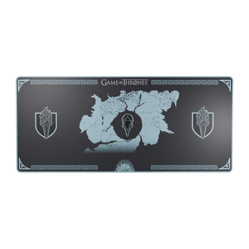Lexip HBO Game of Thrones - Night King Edition Tapis de souris de jeu Noir, Bleu