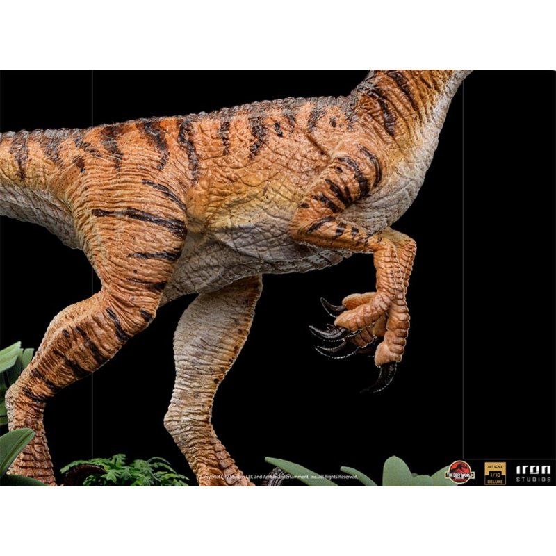JURASSIC PARK LOST WORLD -Velociraptor Del. -Statue ArtScale 1/10 18cm