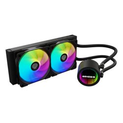 VENTILADOR GENESIS REFRIGERACION LIQUIDA HYDRIA 240 ARGB 120MM PASTA TERMICA