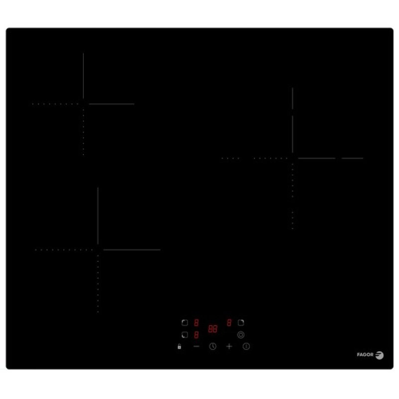 Fagor FAV3536 plaque Noir Intégré 60 cm Céramique 3 zone(s)