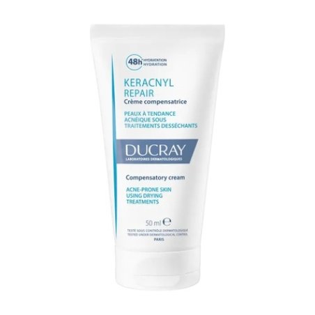 Ducray Keracnyl Repair Face Cream for Acne-Prone Skin 50ml