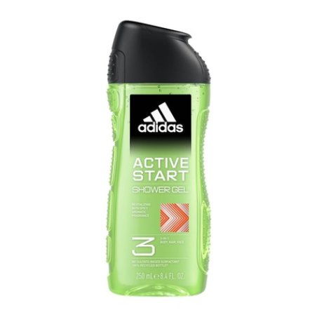 Adidas Active Start Shower Gel 3-In-1 250ml