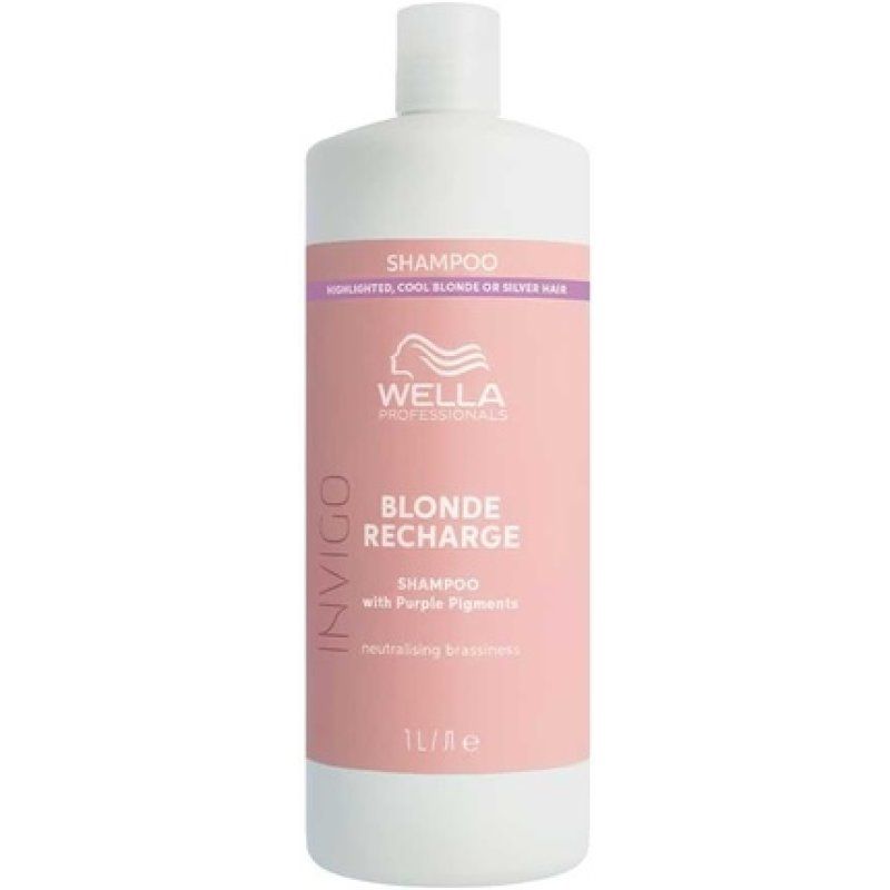 Wella Invigo Blonde Recharge Shampoo 1000ml