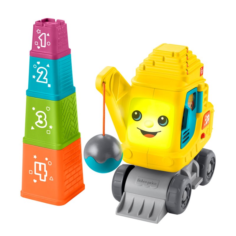 Fisher-Price - Count & Stack Crane (JFF16)