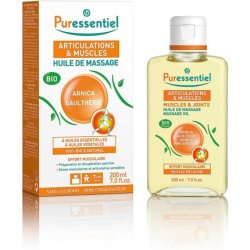 Puressentiel Muscle Relaxing Organic Massage Oil with Arnica and Wintergreen 100ml