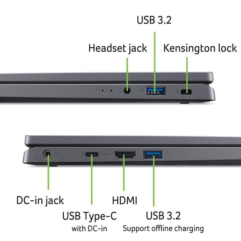 Acer Aspire 14 (A14-51M-5649) 14,0" WUXGA, IPS, Intel 5-120U, 16GB RAM, 1TB SSD, Windows 11
