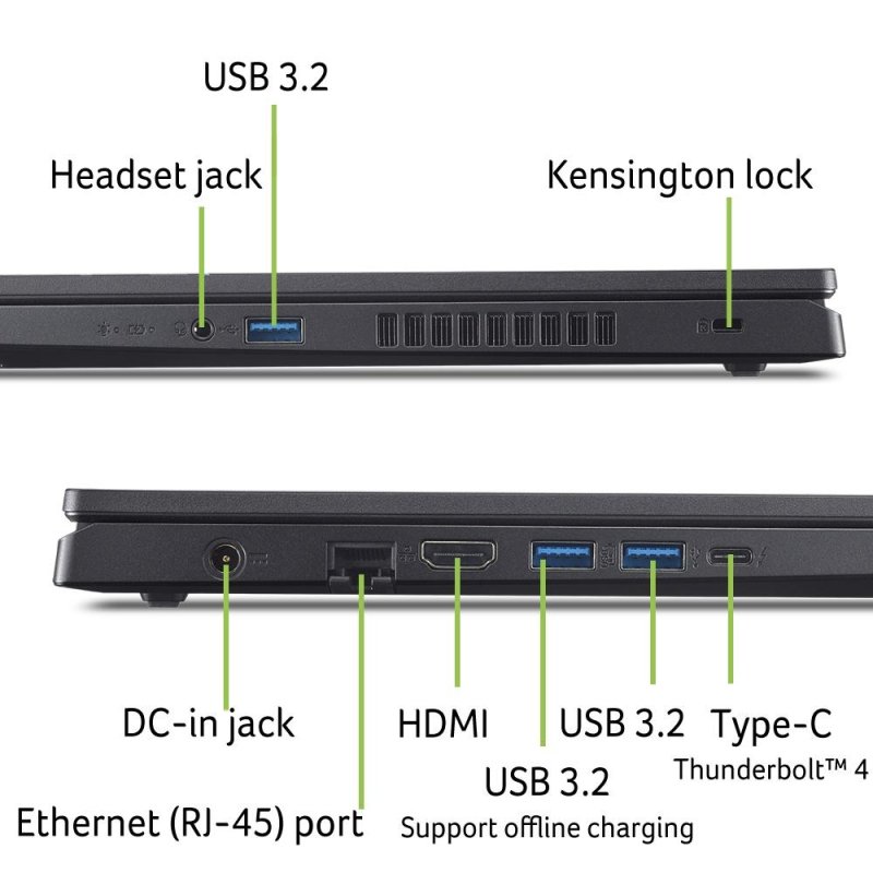 Acer Nitro V15 (ANV15-52-71W0) Gaming 15,6" Full-HD, 165Hz, Intel i7-13620H, 16GB RAM, 1TB SSD, GeForce RTX5050,