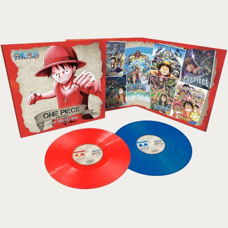 One Piece Movies Best Collection - Original Soundtrack - 2-LP Blue & Red Color Vinyl