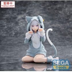 Re:Zero Starting Life in Another World statuette PVC Yumemirize Emilia Mofumofu Pack 11 cm