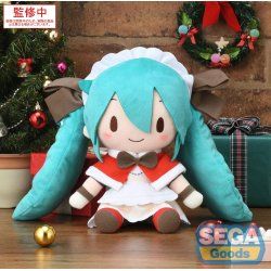 Character Vocal Series 01: Hatsune Miku peluche Fuwa Petit Hatsune Miku Christmas 2025 M 22 cm