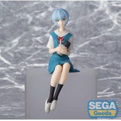 Rebuild of Evangelion statuette PVC PM Perching Rei Ayanami Evangelion New Theatrical Edition 14 cm