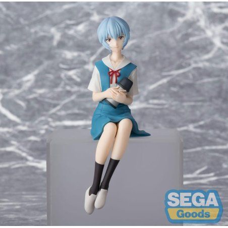Rebuild of Evangelion statuette PVC PM Perching Rei Ayanami Evangelion New Theatrical Edition 14 cm