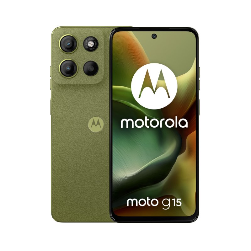 Motorola moto g15 17.1 cm (6.72") Dual SIM Android 15 4G USB Type-C 8 GB 512 GB 5200 mAh Green