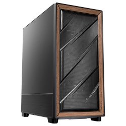 Antec FLUX SE Midi Tower Black, Wood