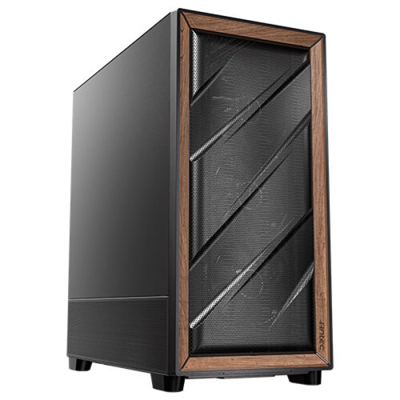 Antec FLUX SE Midi Tower Black, Wood
