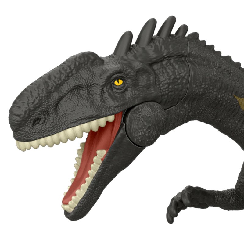 Jurassic World Rebirth Strike Attack Monolophosaurus Dinosaur Toy, Single Strike Action, Authentic & Posable
