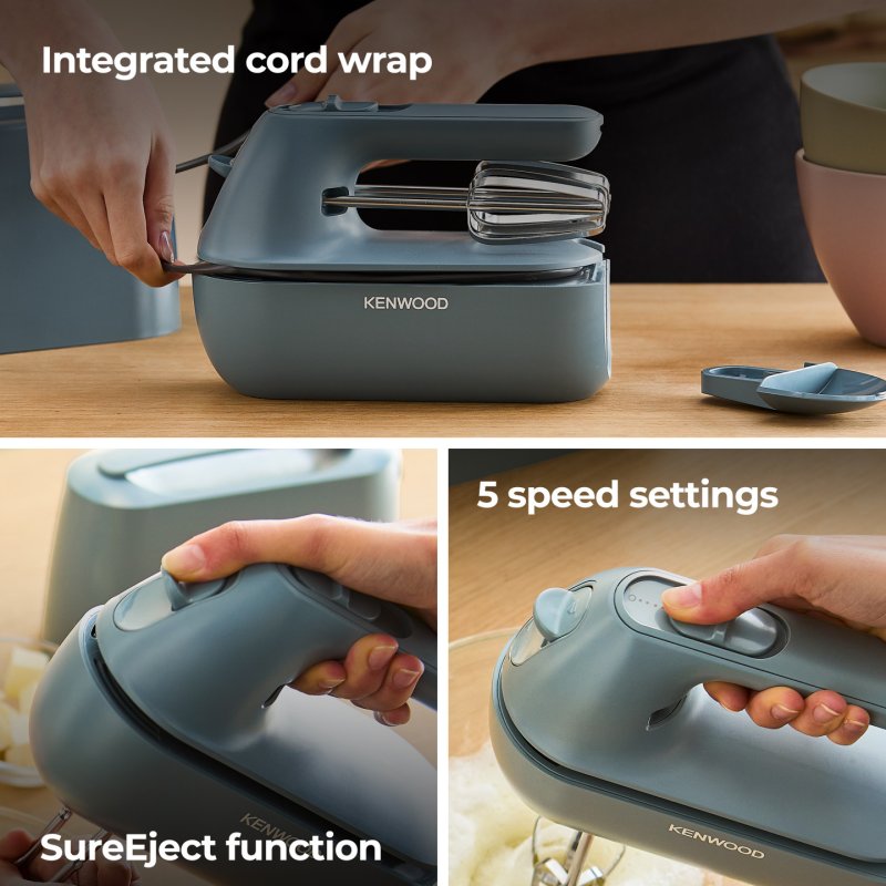 Kenwood HMP40.000GY Hand mixer 350 W Blue